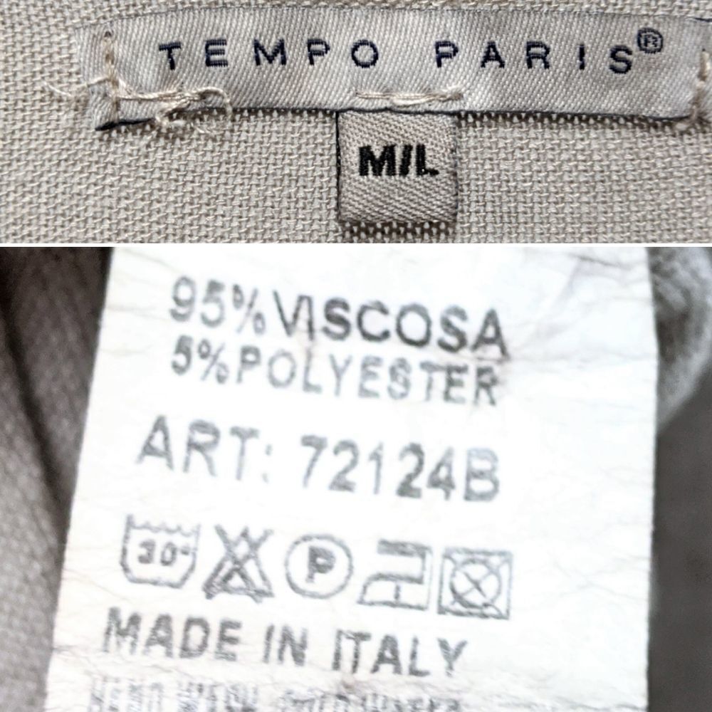 TEMPO PARIS Pearl Embellished Metallic Sweater M/L - Picture 4 of 8